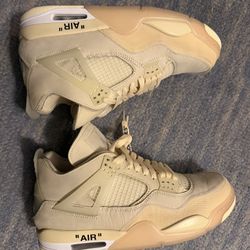 Jordan 4 Off White Sail Size11
