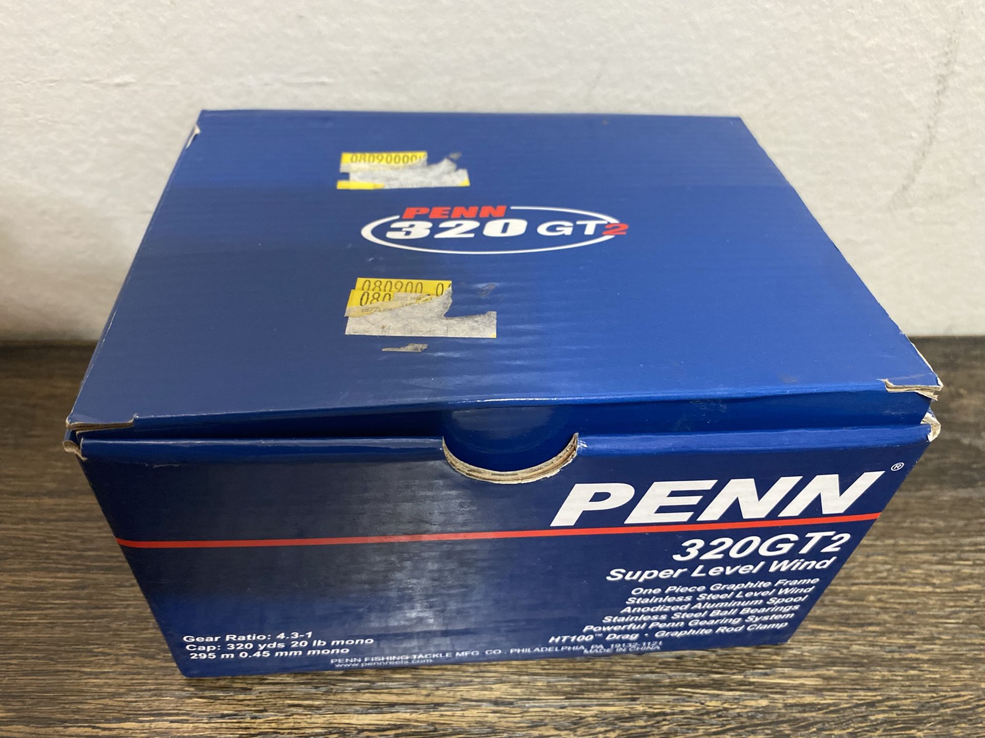 Penn 320 GT2 4.3:1 Trolling Super Levelwind Fishing Reel right hand New NOS
