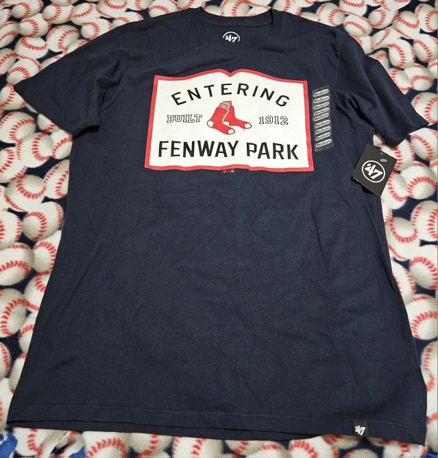 NWT Boston Red Sox Fenway Park '47 Brand T-shirt, Men's Medium 