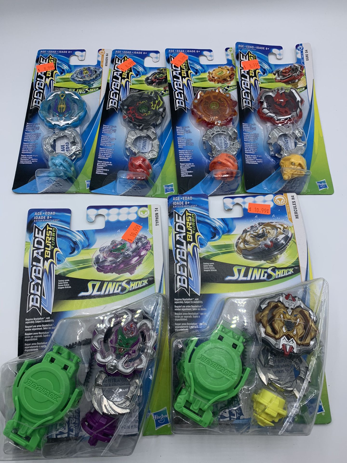 Brand new beyblades $30 for all FIRM