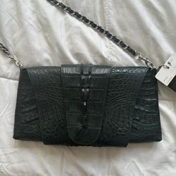 Real Crocodile Skin Bag