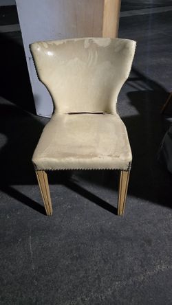 Vintage MCM Dining Room Chair (Vinyl?)