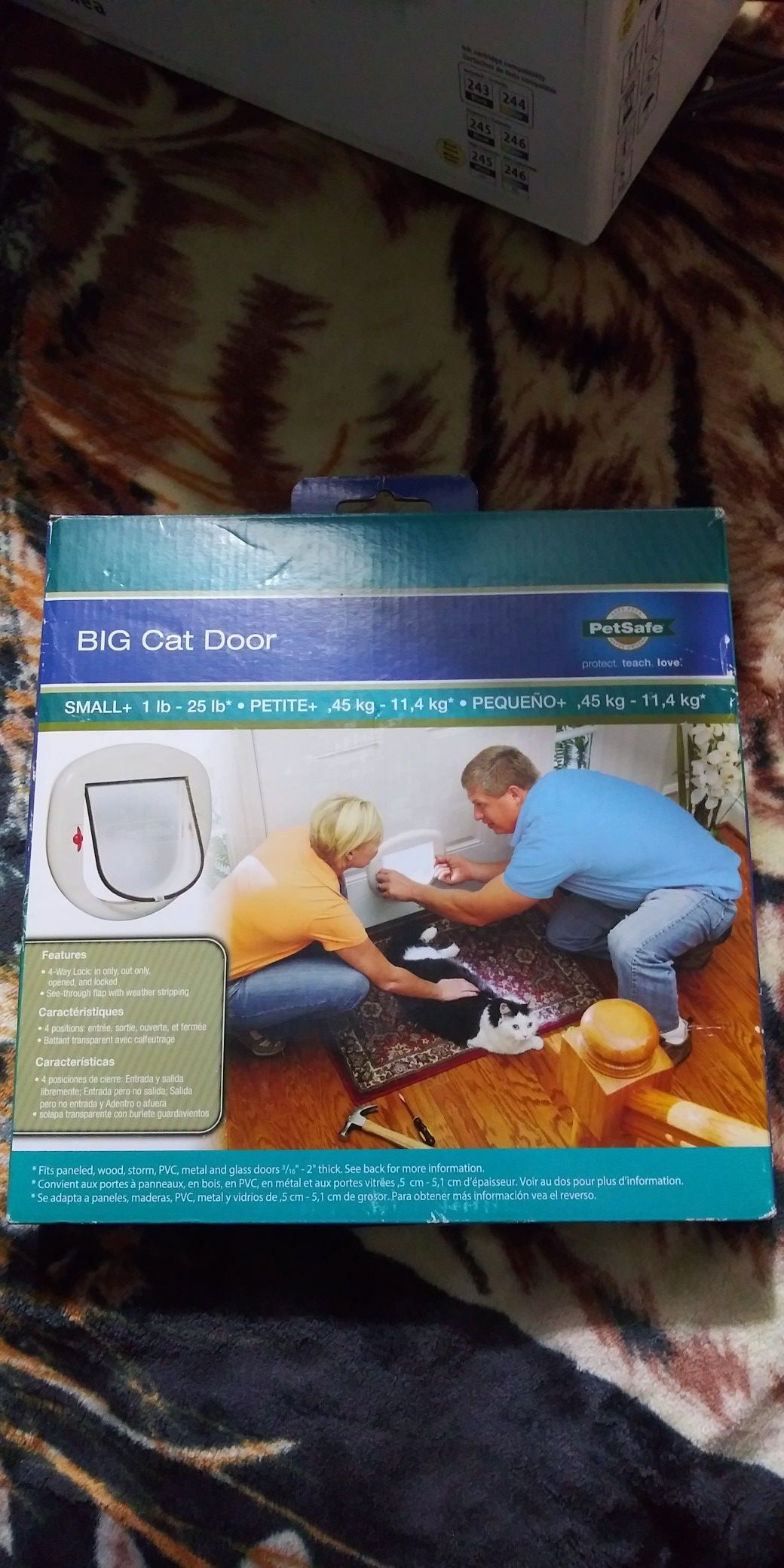 New pet door (for cats and small dogs)