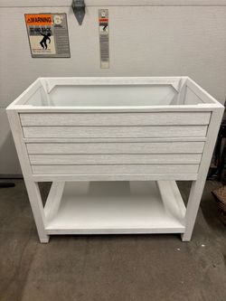New 36” White-Wash Wooden Bathroom Vanity Cabinet