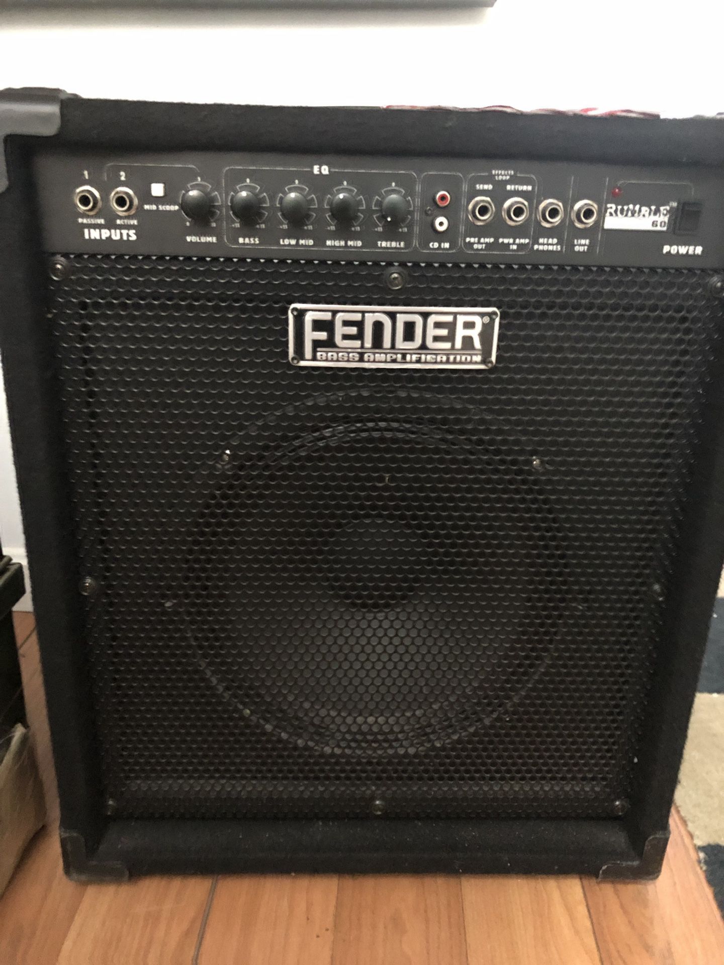 Fender rumble 60 bass amp