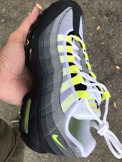 BRAND NEW MENS SIZE 5/ WOMENS 6.5 NIKE AIR MAX 95 OG NEON DEAD STOCK