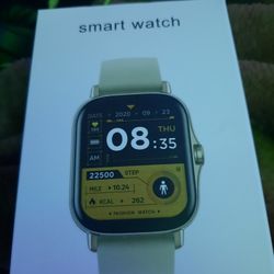 Smartwatch , it does connect to apple and android