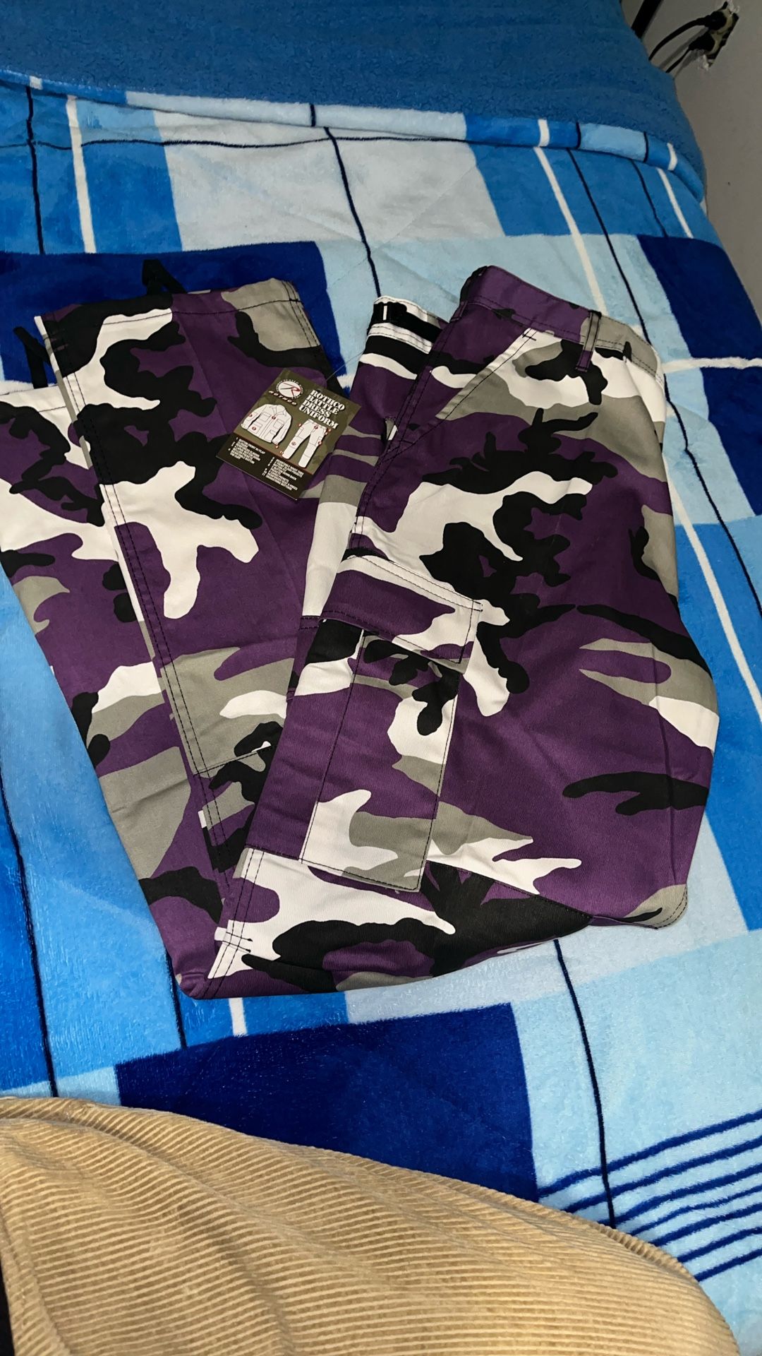 Camo Pants Unisex (Purple)