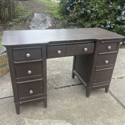 Antique Solid Wood Desk/vanity