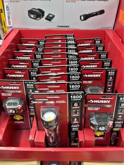 Husky rechargeable headlight