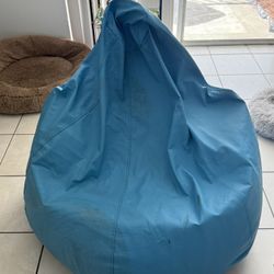Aqua Blue Bean Bag Chair