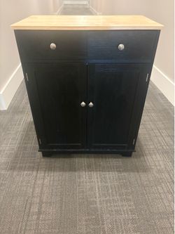 Black cabinet