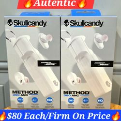 🔥Skullcandy Method 360 ANC Sound By Bose🔥$80 Each/FIRM ON PRICE 🔥Brand New