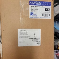 Olympus 1.7ml Snap Cap Microcentrifuge Tubes