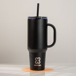 40oz Insulated Tumblers | Flip Lid & Straw