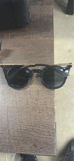 Versace Black and Gold Sunglasses