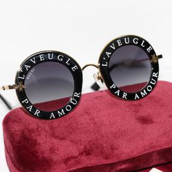 New GUCCI Round Sunglasses