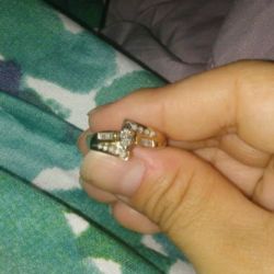10kg Yellow Gold Diamond Ring