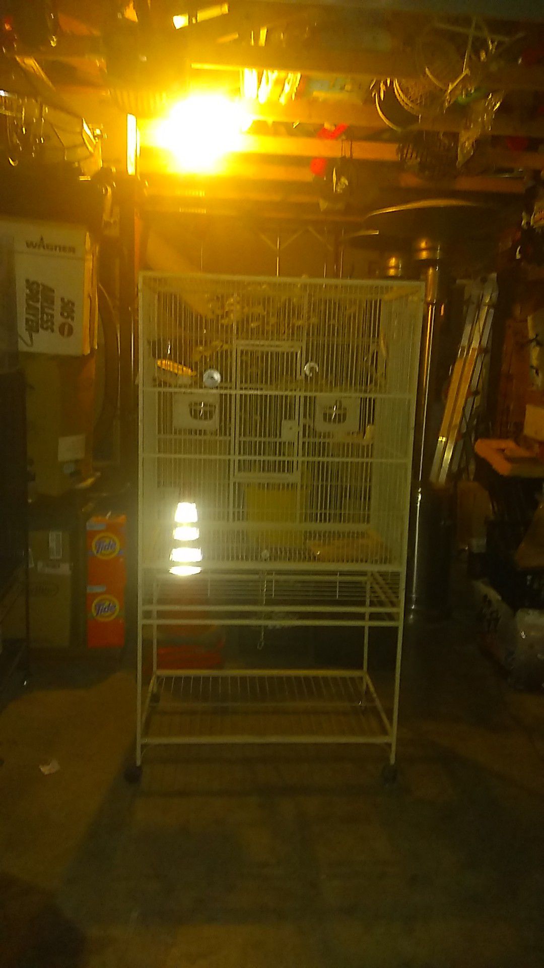 Parrot bird cage metal big