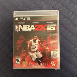 PS3 NBA 2K ‘16