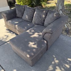 Gray Sectional Couch 