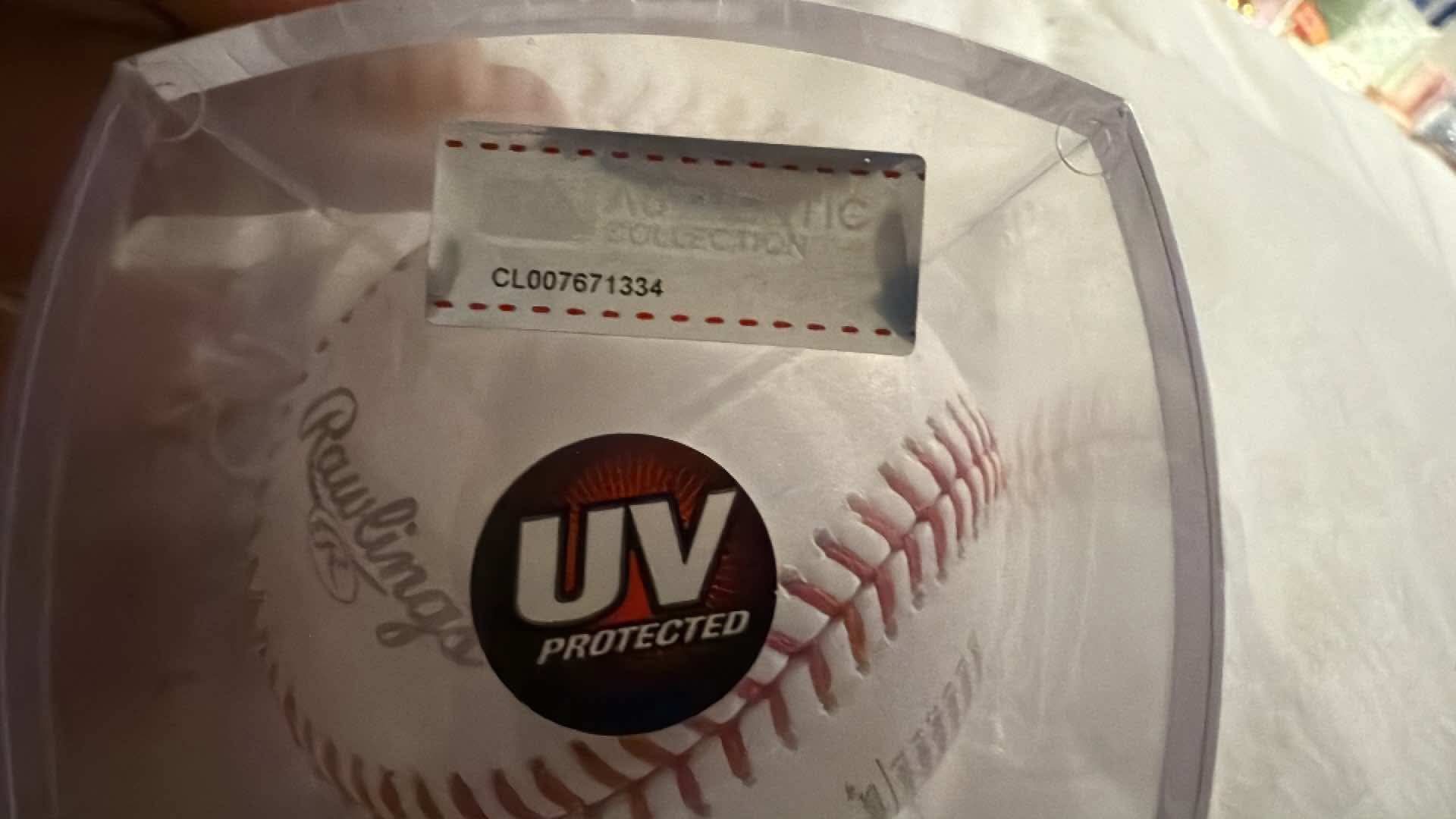 2020 Authentic Los Angeles Dodgers World Series Baseball Rare