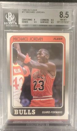 1988 Fleer Michael Jordan #17 PSA 8.5
