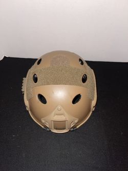 Lancer Tactical Advanced PJ Style Adjustable Airsoft MILSIM Gaming Bump Helmet Used 