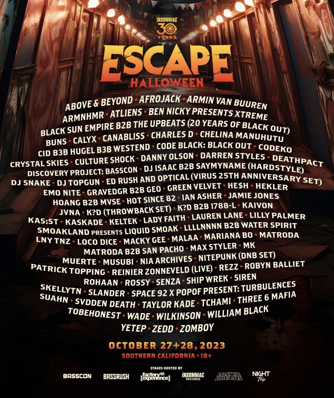 ESCAPE HALLOWEEN PASS