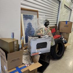 STORAGE UNIT BULK SALE - PRINTER DECOR HOME. CLOTHES AND MORE !!!