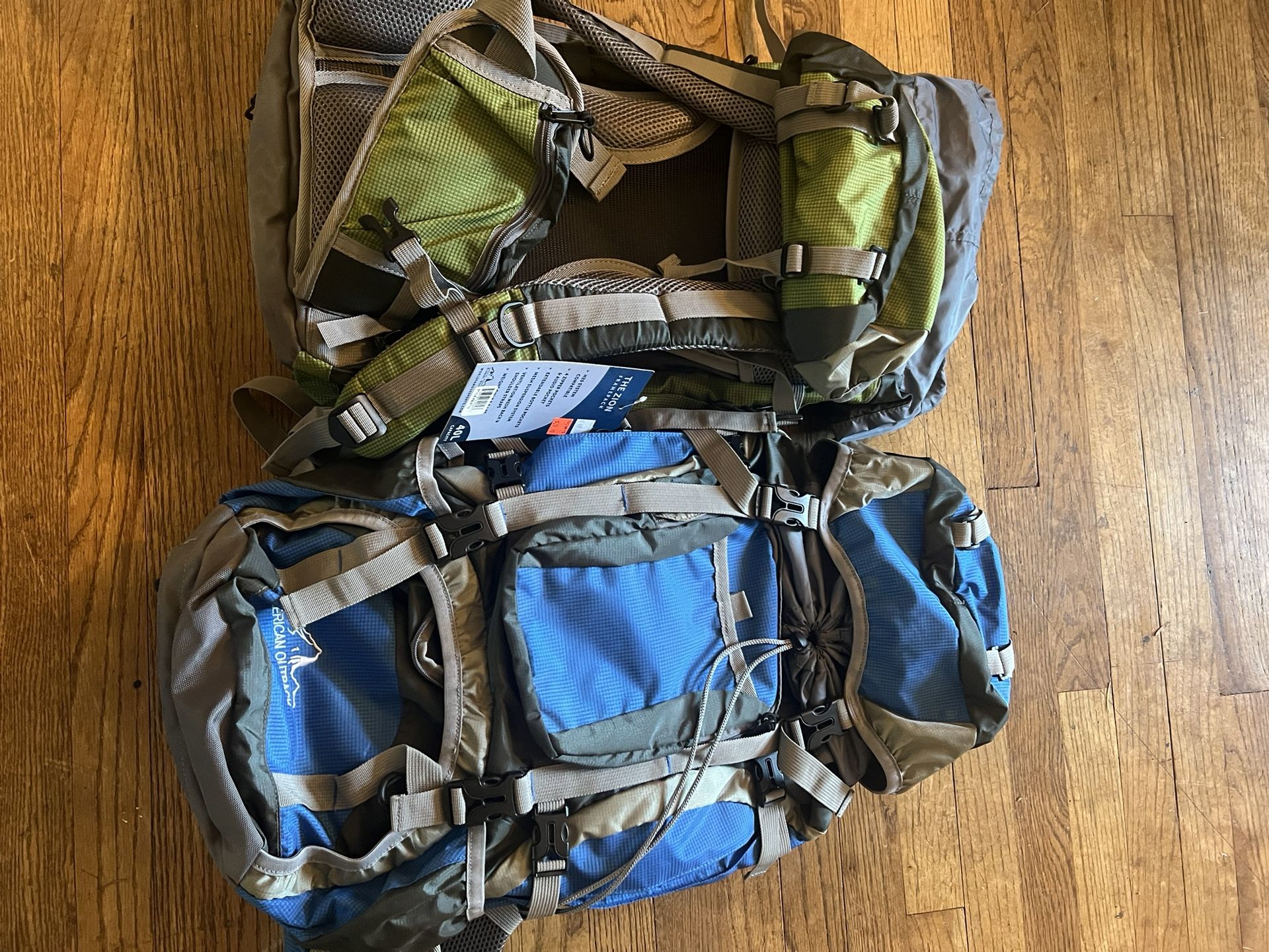 Unused Hiking Backpacks