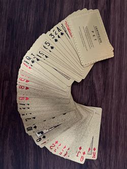 Gold deck of cards