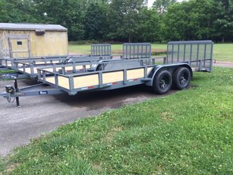 NEW 2026 Retco 18’ utility trailer with upgrades *WIDE MODEL, GRAY*