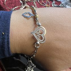 Bracelet Sterling Silver Stamped