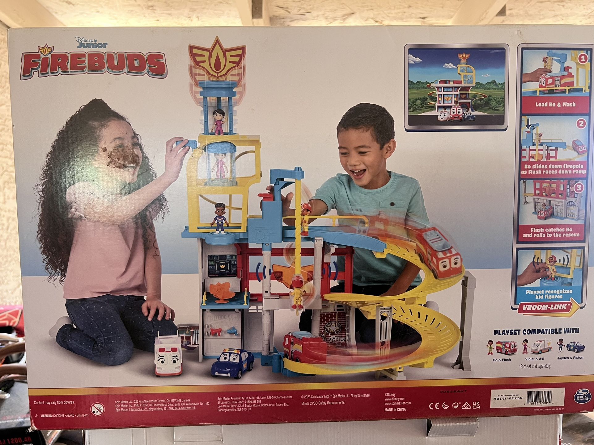 NEW- Disney Junior Firebuds Headquarters