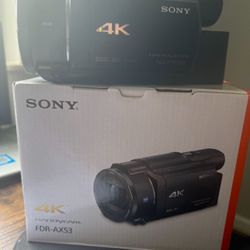 Sony AX 53 - 4K Camcorder With View Finder