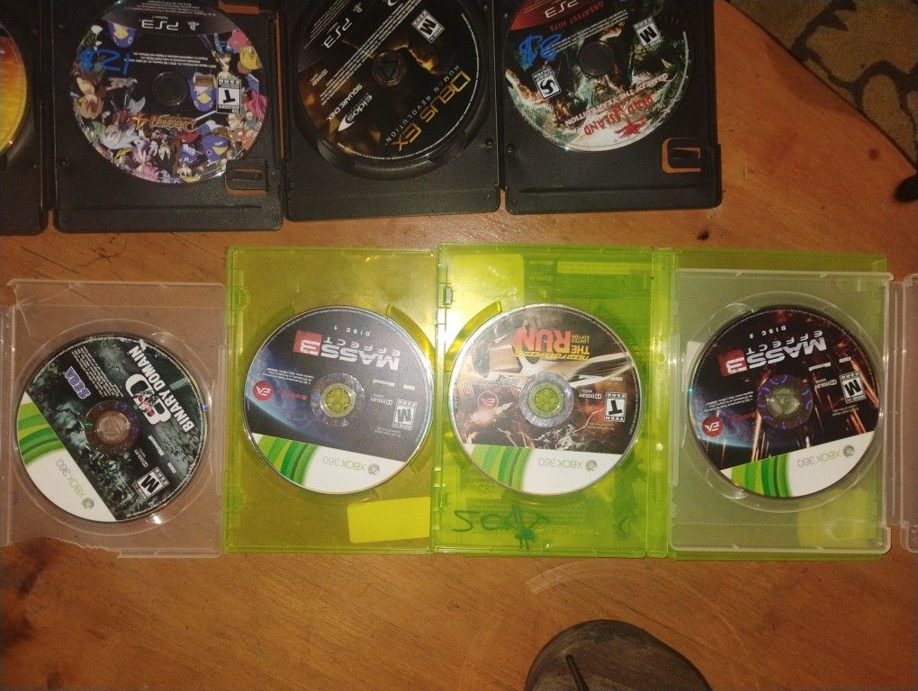 Xbox  And Playstation Games 