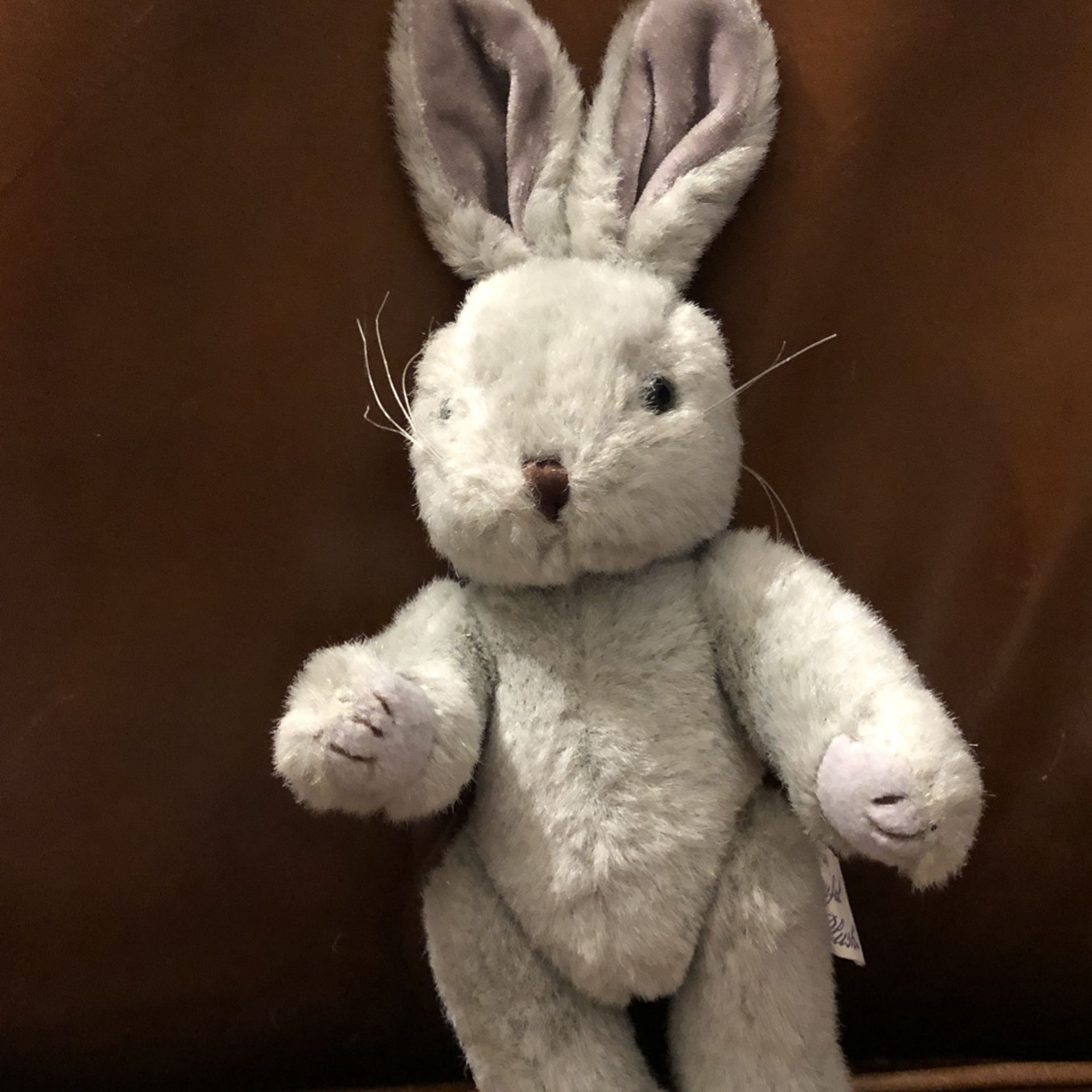 8 inch plush, jointed bunny