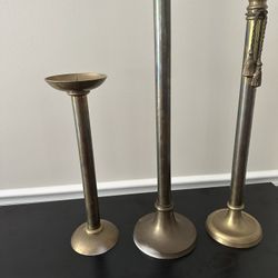 3 Miscellaneous Candle Holders 