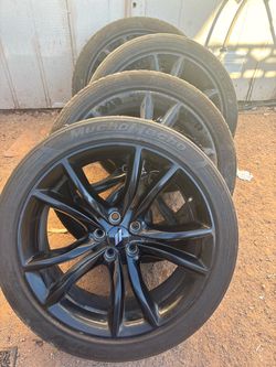 Set of 4 Black Alloy Rims