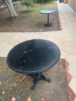 Black tables