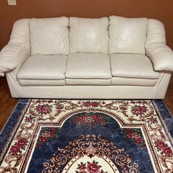 Ivory Pull Out Bed Couch 