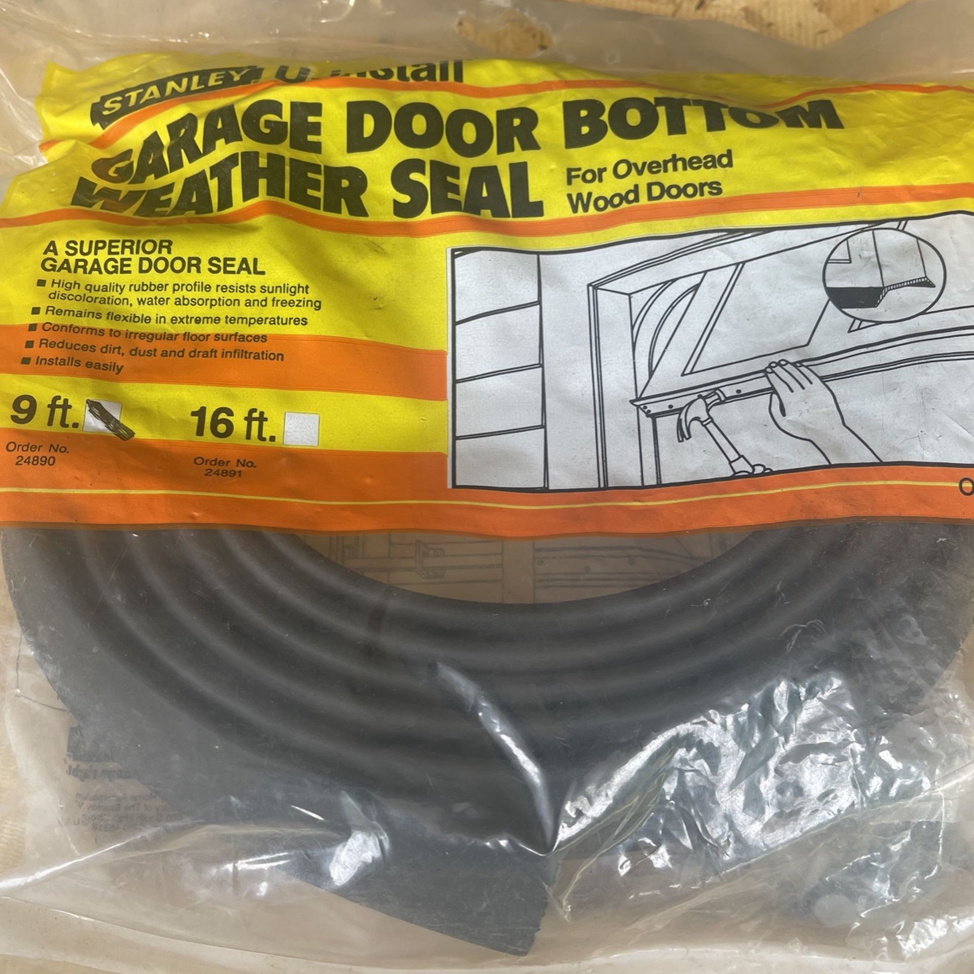Garage door Weather Seal Stanley