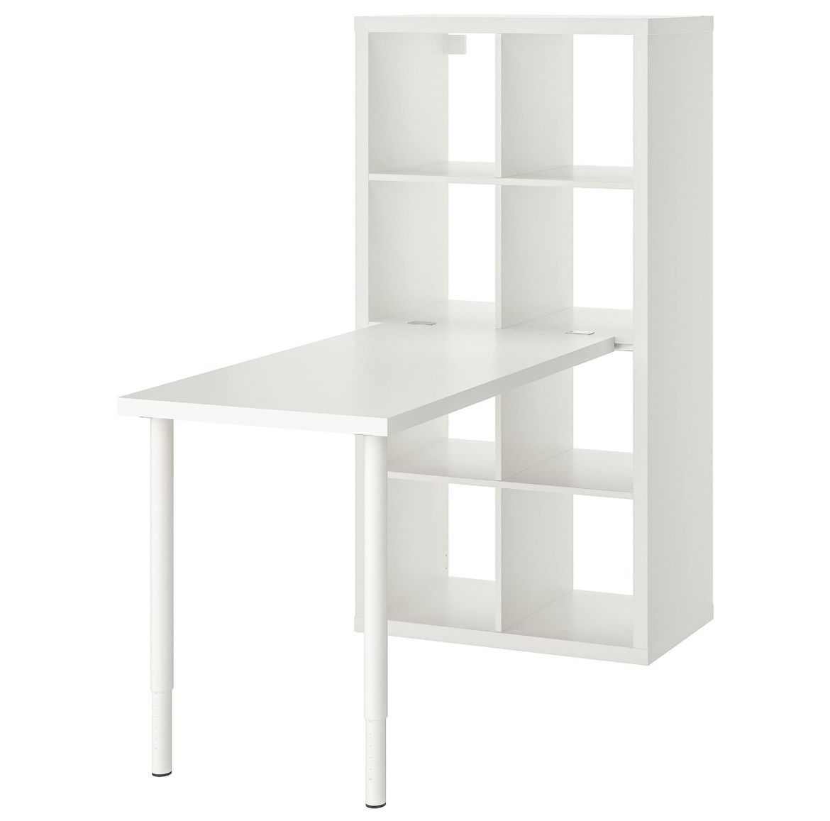 IKEA KALLAX/LINNMON Desk Combination, 77 x 139 x 147 cm, White