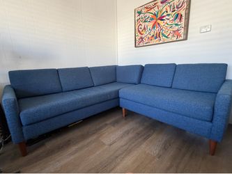 Apt2B Blue Sectional Sofa