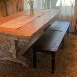 Dining Table And Bench