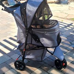 Pet Stroller, Harness, Dog Diapers and Sweater 
