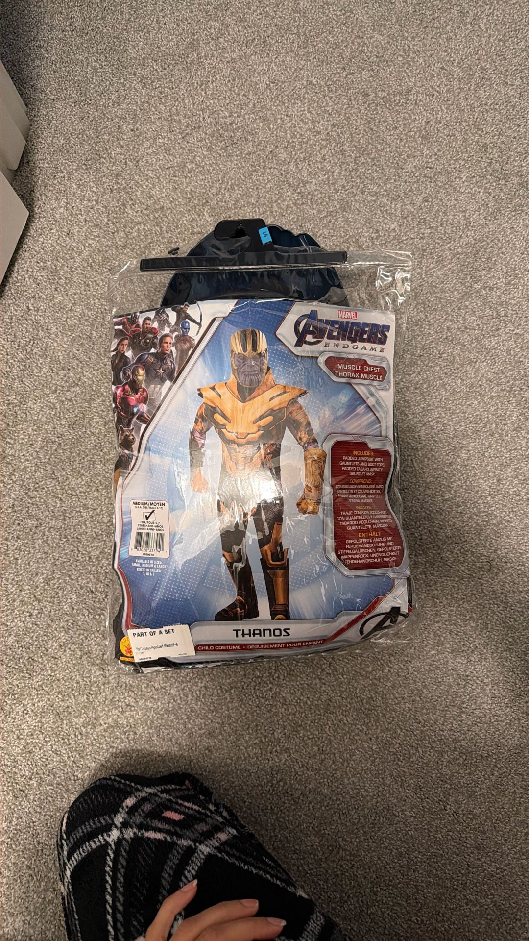 Thanos Costume Medium Size For Kids