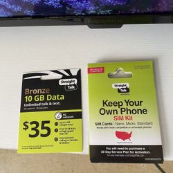 Car And Straight Talk Card 