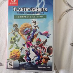 Plants VS Zombies Battle For Neighborville Complete Edition Nintendo Switch Game